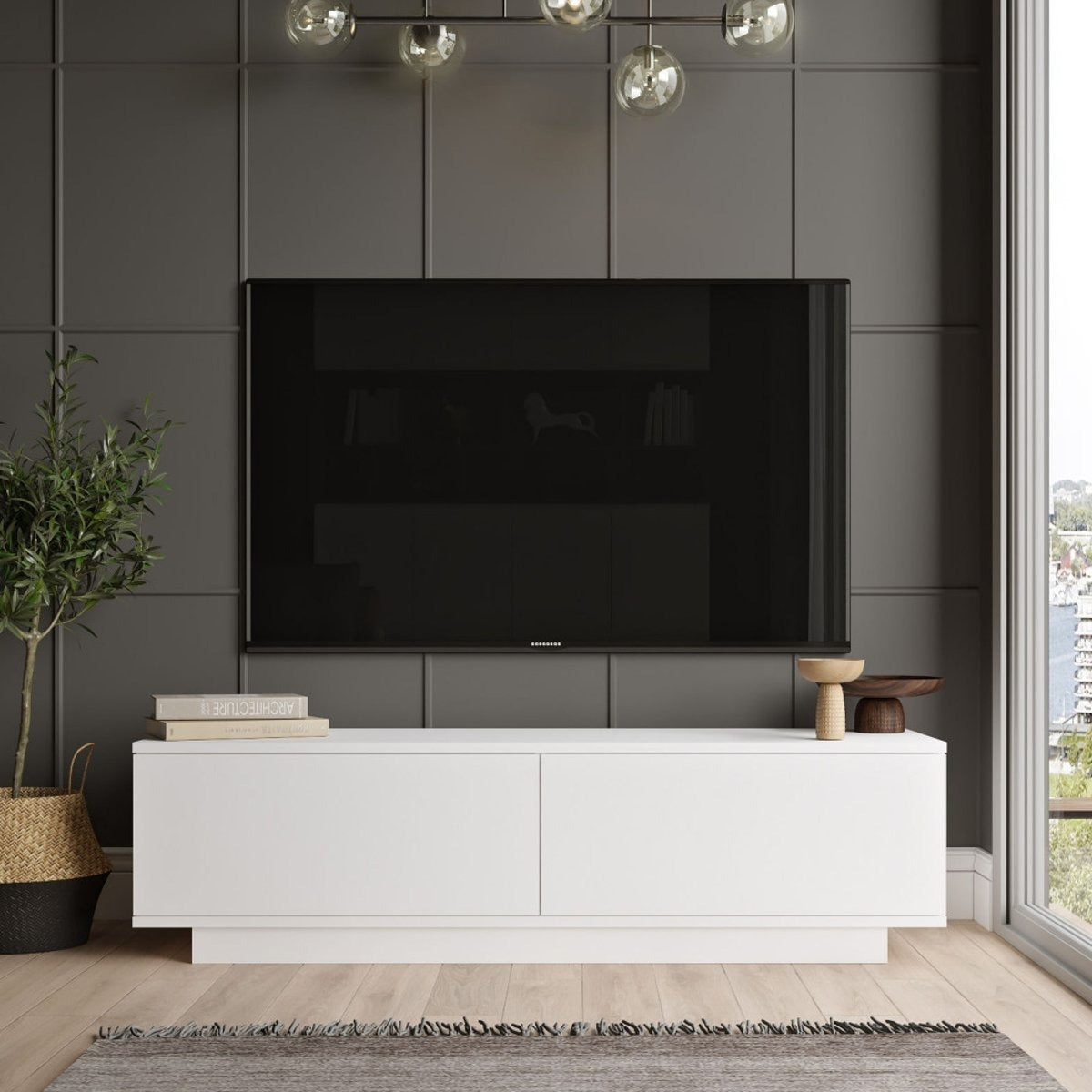 TV Meubel met 2 deuren op plint