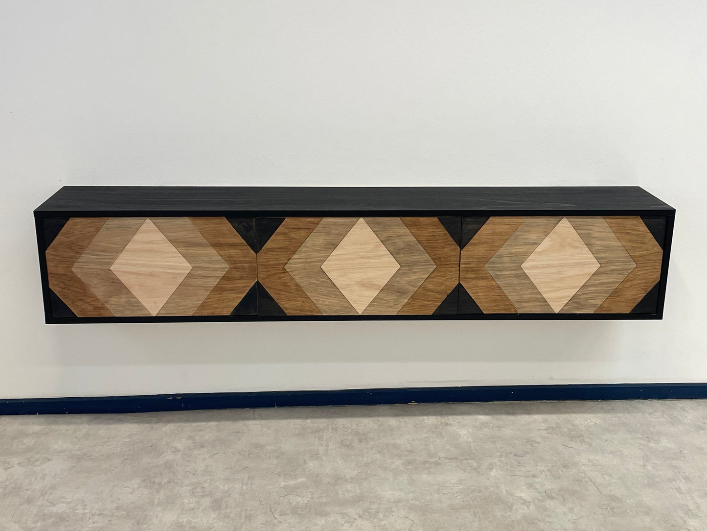TV Meubel Zwart Beuken 3 deuren ART 3010