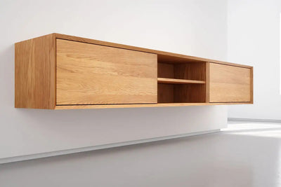 Massief Beuken TV-Meubel – 2 Deuren