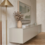 Zwevende TV Meubel - Push-to-open kliksysteem - 3 klepdeuren - Beige | Zwart | Wit |
