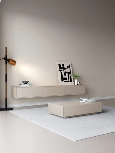 Massief TV Meubel - 3 soft-close deuren - Puch-to-Open Kliksysteem