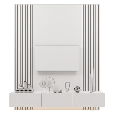 Moderne Cinewall met TV-meubel en Wandpanelen voor Elegante Ruimtes