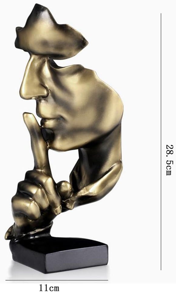 Moderne minimalistische abstracte sculptuur handwerk decoratie woonkamer wijnkast slaapkamer kamer decoraties kantoor decoratie, 28,5 * 11 * 10 cm Rollsnownow ( Kleur : A)