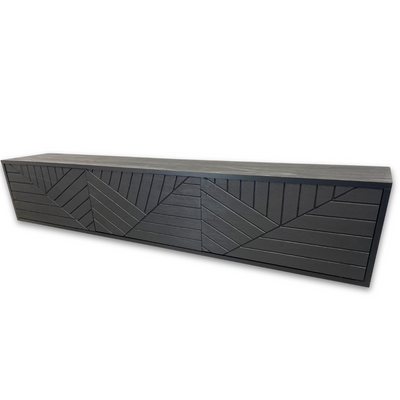 TV Meubel Zwart Beuken 3 deuren ART 9005