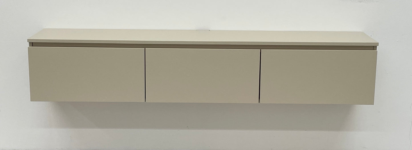 Massief hardhout TV Meubel met 3 klepdeuren