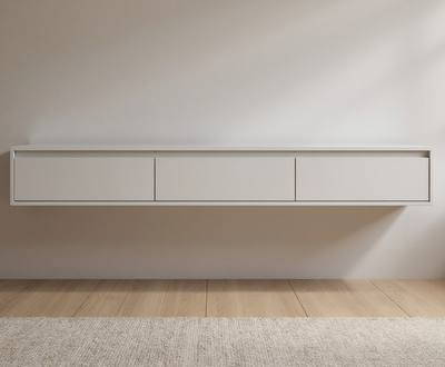 Massief TV Meubel met 3 klepdeuren