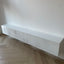 Japandi TV Meubel - ART 4300 - Zwevend Hardhout TV Meubel - Beige | Zwart | Wit
