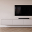 Hardhout TV Meubel - 3 soft-close deuren - Push-to-Open Kliksysteem