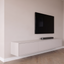 Hardhout TV Meubel - 3 soft-close deuren - Push-to-Open Kliksysteem