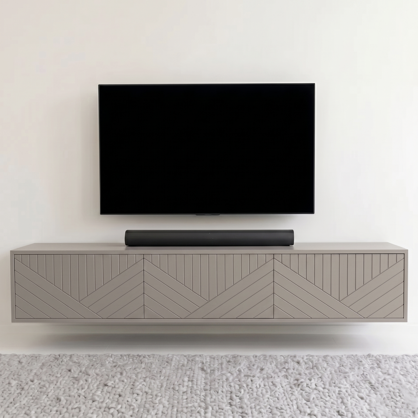 TV Meubel - Beukenhout- 3 klepdeuren - ART 9005